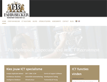 Tablet Screenshot of fahr-becker.nl